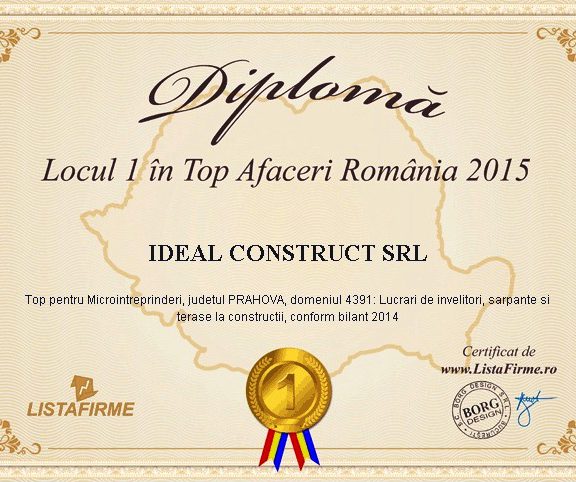 Locul 1 în Top Afaceri 2015, Prahova